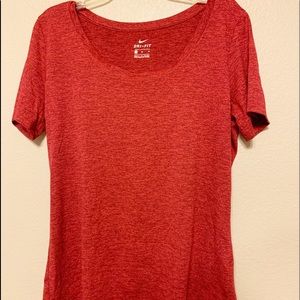 Red Nike Dri-Fit Woman’s T-shirt